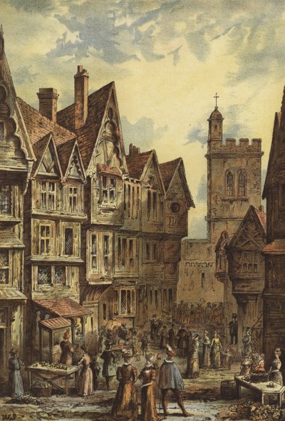 Bucklesbury, Cheapside by Waldo Sargeant